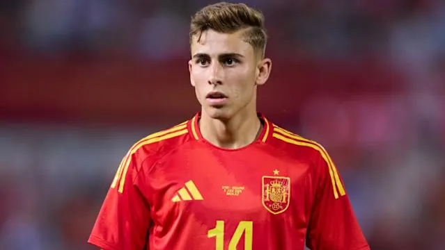 Fermin Lopez of Team Spain.